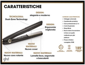 Caratteristiche tecniche piastra Ghd