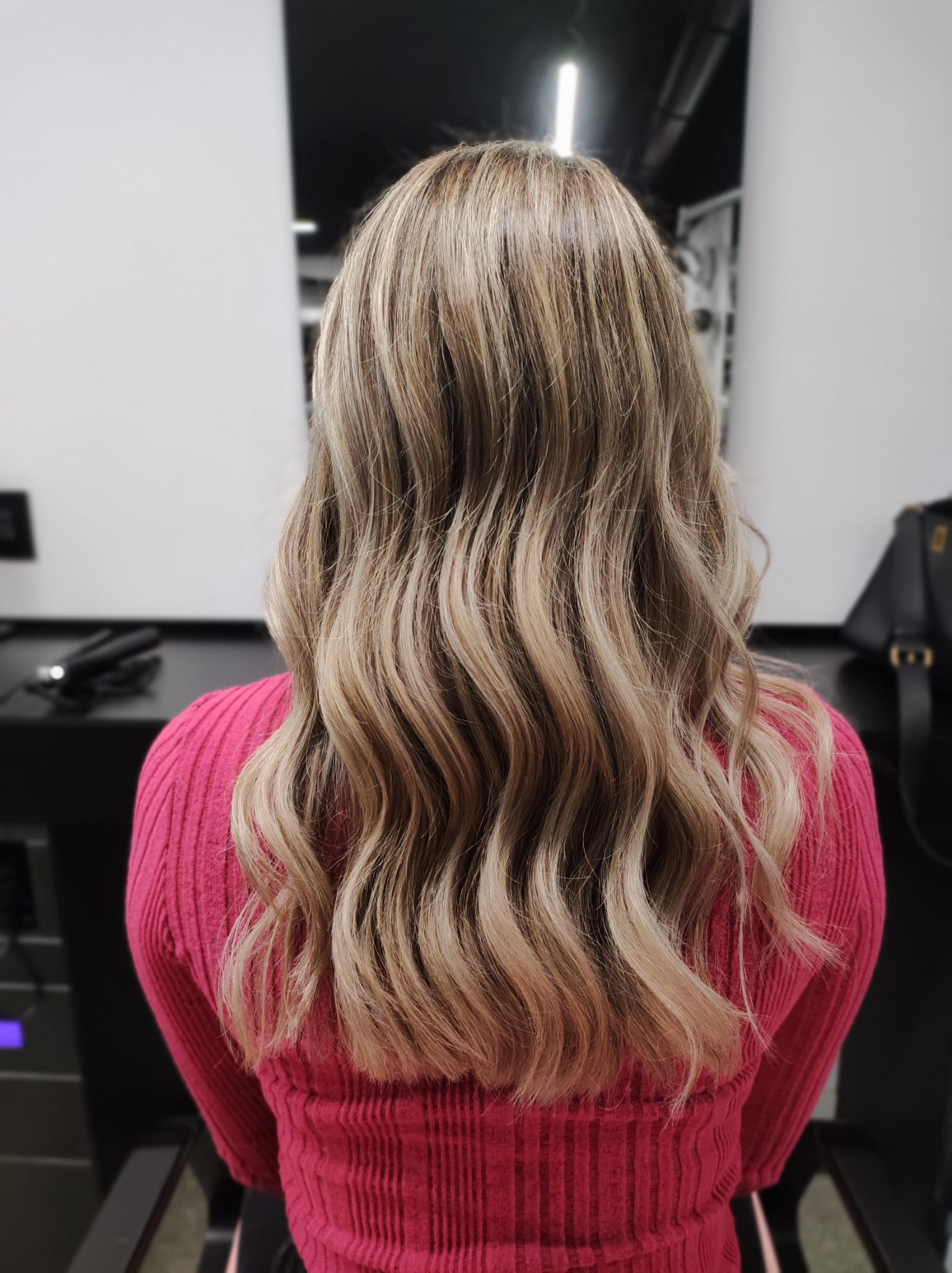 Effetti luce sul biondo